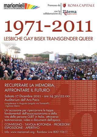 1971 - 2011: il movimento lgbt italiano compie 40 anni - 40anniF1 - Gay.it