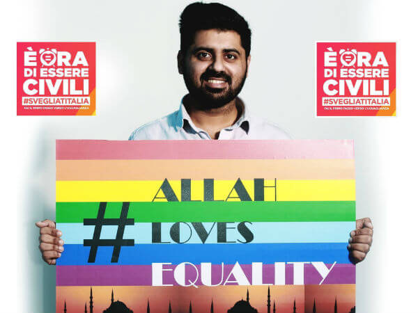 المسلمين المثليين في إيطاليا لمدة 23 يناير والاتحادات المدنية - allah loves equality base - Gay.it