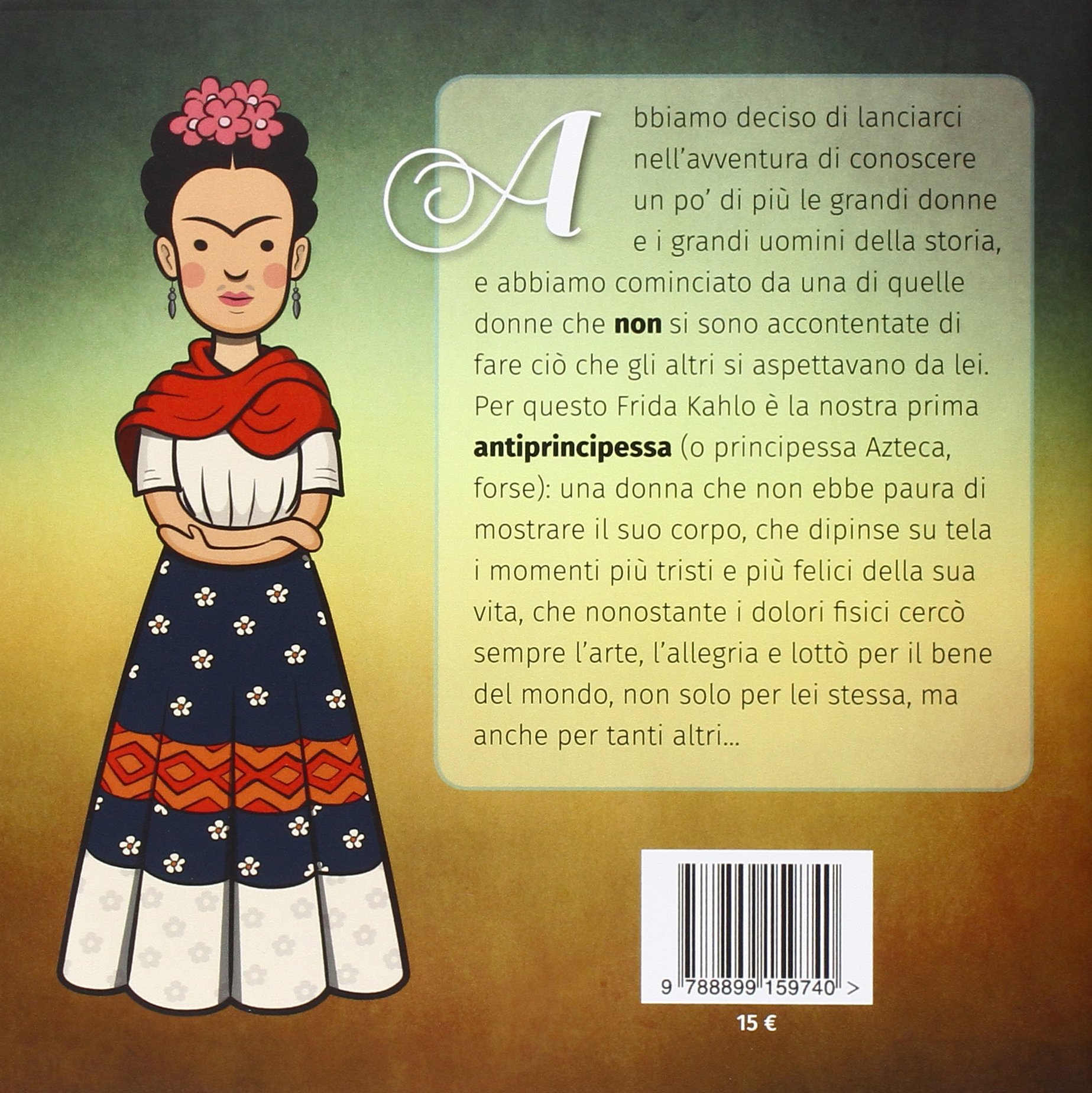 Antiprincipesse: fiabe contro gli stereotipi e la bellezza perfetta - antiprincipesse fridakahlo back - Gay.it