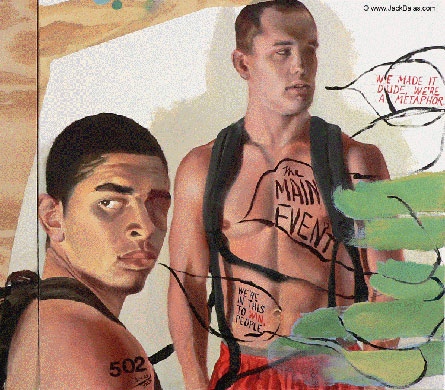 Jack Balas: il maschio top? Il toro ginnico da spogliatoio - artebalesF1 - Gay.it