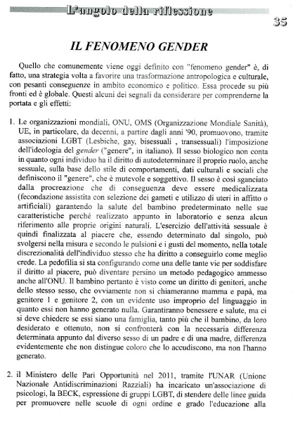 "Nelle scuole ormoni ai bambini per farli diventare gay" - articolo zaccanti1 - Gay.it