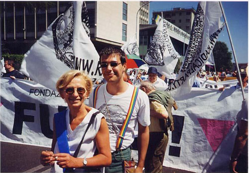 Emma Bonino al World Pride di Roma (2000)