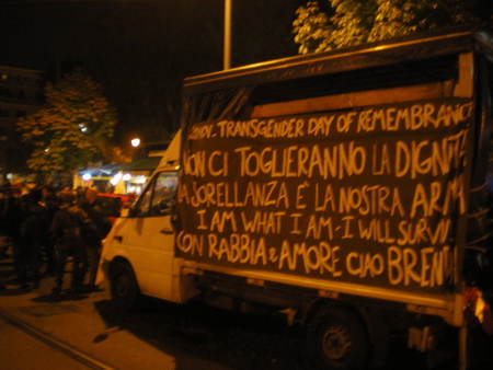 Piano di azione contro la transfobia a Torre Argentina - brendatransroma12 - Gay.it