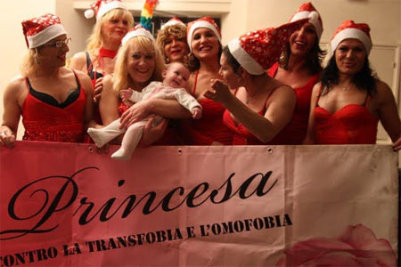 Sex Workers 2012: calendario trans presentato da Don Gallo - calendario princesaF3 - Gay.it