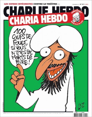Contro l'attentato bacio gay con un musulmano in copertina - charlie hebdo1 - Gay.it