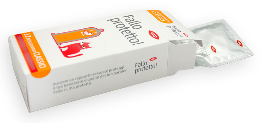FALLO! protetto: il preservativo low-cost a marchio Coop - coop preservativi fallo protetto scatola - Gay.it