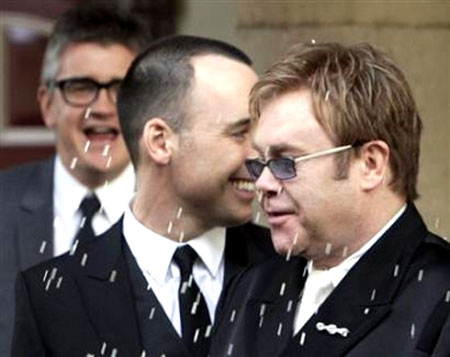 IL PRIMO MATRIMONIO GAY DA FAVOLA - elton david02 - Gay.it