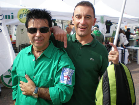 Emilio Paradiso (a sinistra)