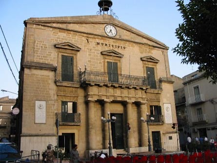 La sede del Consiglio comunale di Enna