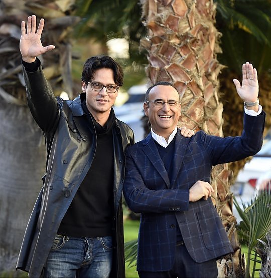 Gaffe clamorosa di Gabriel Garko: “L’anno scorso ha vinto Fragola" - Gabriel Garko e Carlo Conti - Gay.it