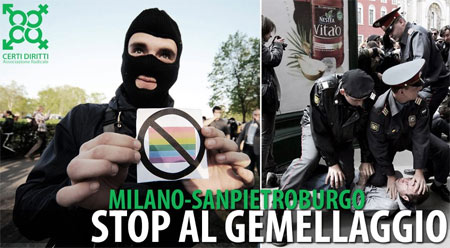Milano sospende il gemellaggio con San Pietroburgo - gemellaggio milanoF1 - Gay.it