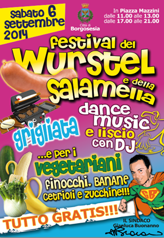 Baci gay contro Buonanno? Sindaco risponde con il Festival del Wurstel - Gianluca Buonanno wurstel festival - Gay.it