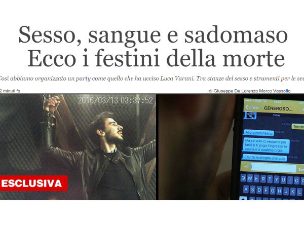 Delitto Varani: l'inchiesta del Giornale che soffia sull'omofobia - il giornale inchiesta varani base - Gay.it