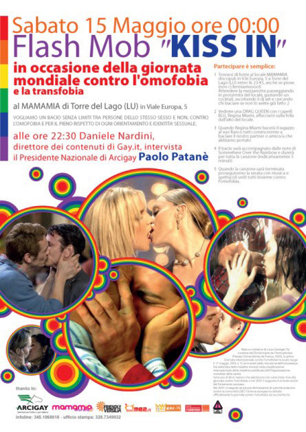 Kiss In contro l'omofobia a Torre del Lago - kissintorre - Gay.it