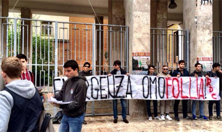 "Checche isteriche": niente lotta all'omofobia nelle scuole romane - liceo roma destra1 - Gay.it