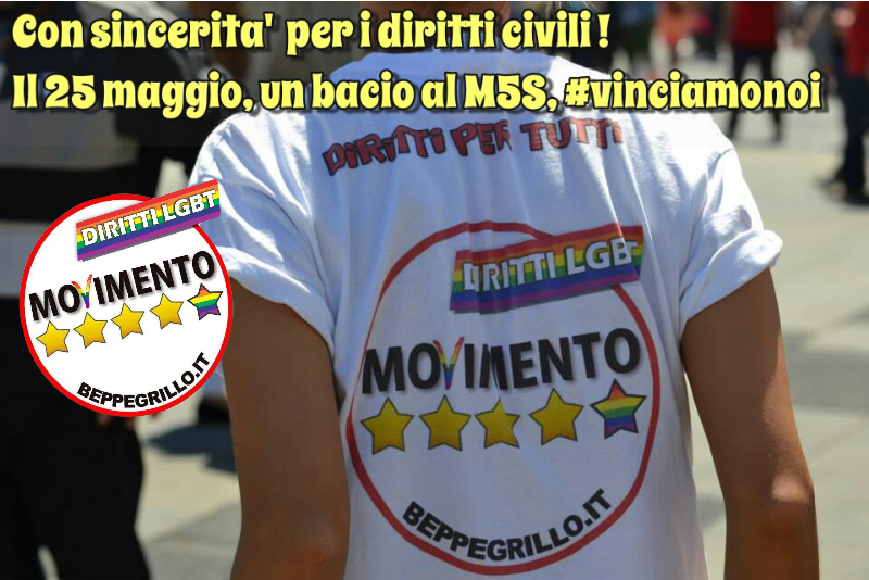 Pasovic (M5S): "Di Maio non è leale verso diritti civili,sarò espulso" - m5s lgbt 2 - Gay.it