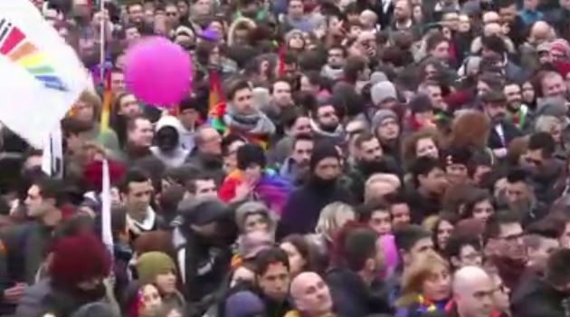 In più di 25,000 alla manifestazione di Roma #DirittiAllaMeta - Manifestazione 5 marzo 2016 21 - Gay.it
