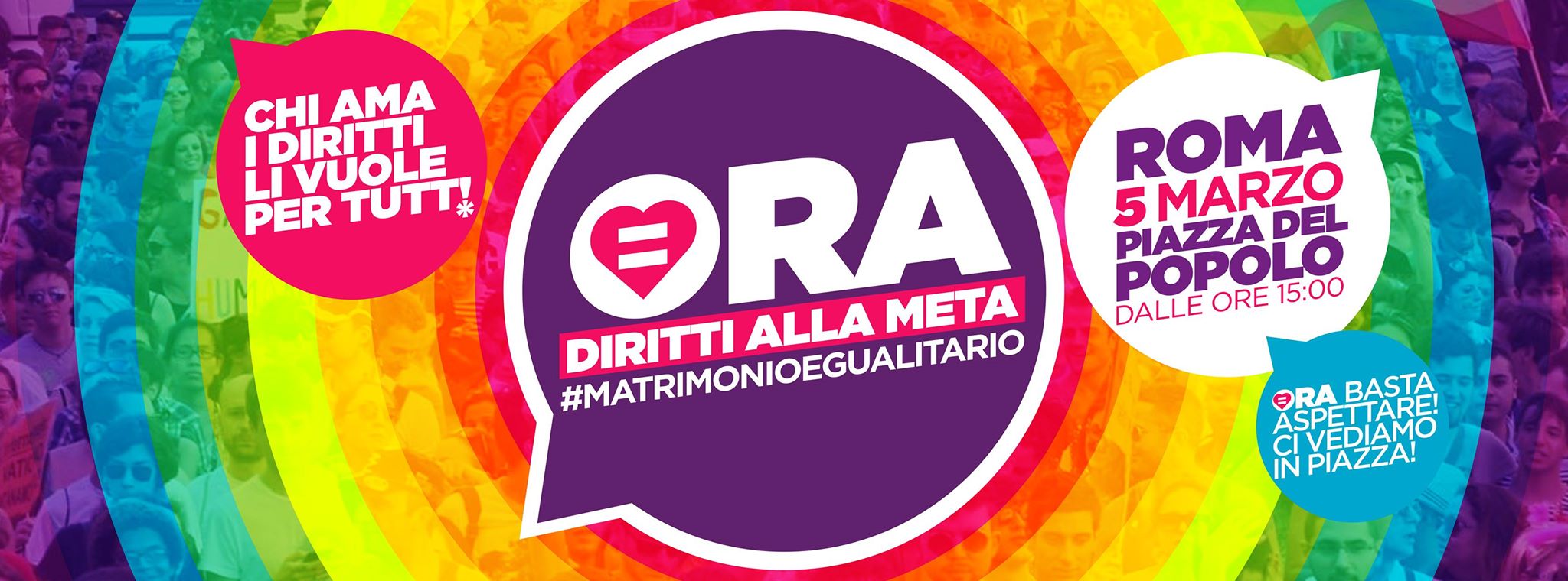 Per il 5 marzo arriva lo sconto del 30% di Italo Treno - manifestazione 5 marzo - Gay.it