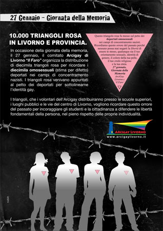 Memoria: in tutta Italia per non dimenticare l'Omocausto - memoria10F1 - Gay.it