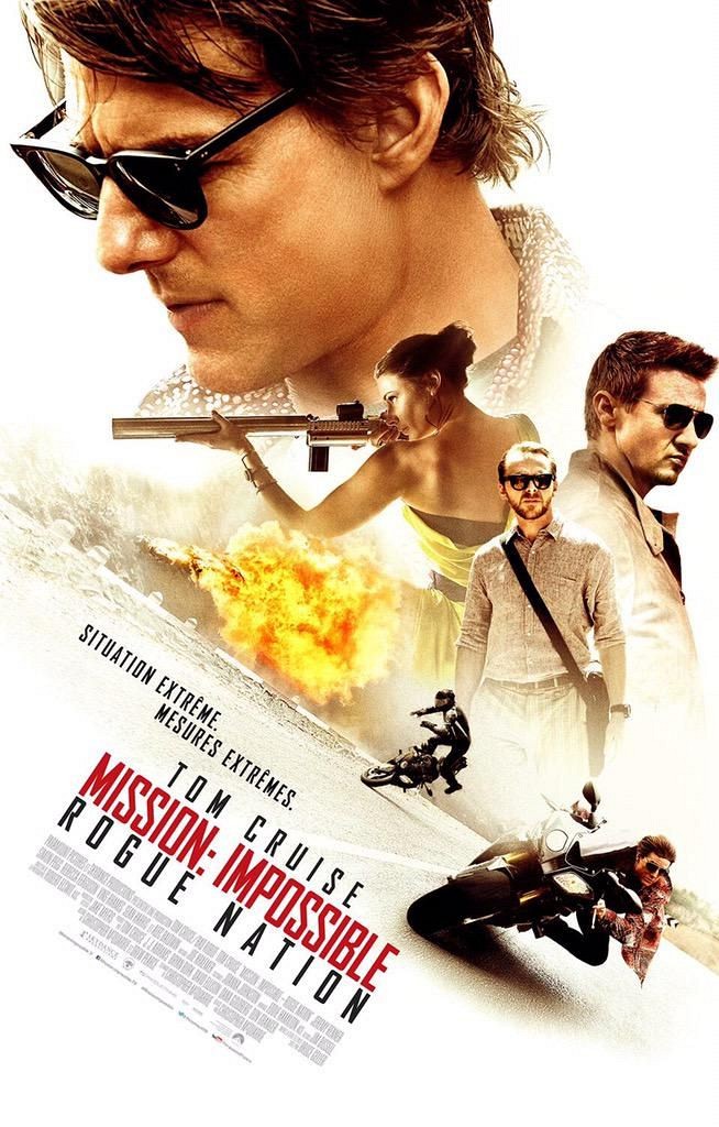 CinemaSTop, la vera Mission: Impossible è sedare Tom Cruise - Mission Impossible Rogue Nation International Poster - Gay.it