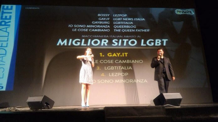 Festeggia con noi il premio del miglior sito gay dell'anno - mia2015 - Gay.it