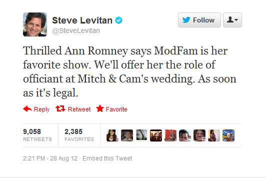 A Ann Romney piace Modern Family. "Allora sposi Mitch e Cam" - mopdernfamilyromenyF2 - Gay.it