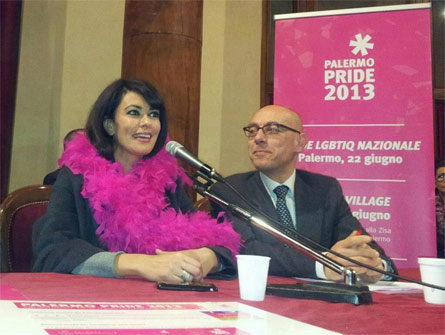 Maria Grazia Cucinotta, madrina del Palermo Pride 2013