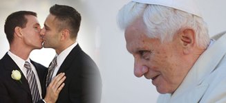 Ratzinger: "Il matrimonio gay è una ferita alla pace" - papa coppieHOME - Gay.it