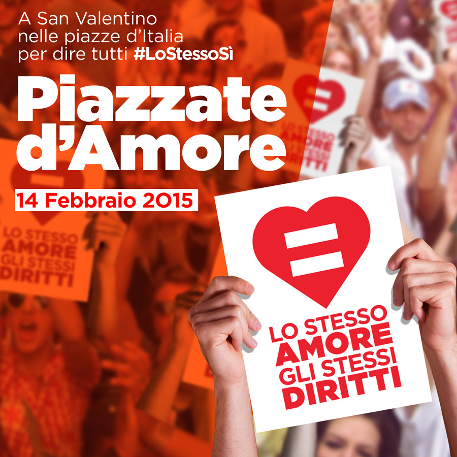 In alto i cuori: tutte le Piazzate d'Amore per poter dire #lostessosì - piazzate2 - Gay.it