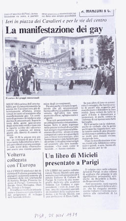 Il primo Gay Pride italiano? A Pisa, nel 1979. Ecco la nostra Stonewall. - pisa79F2 - Gay.it