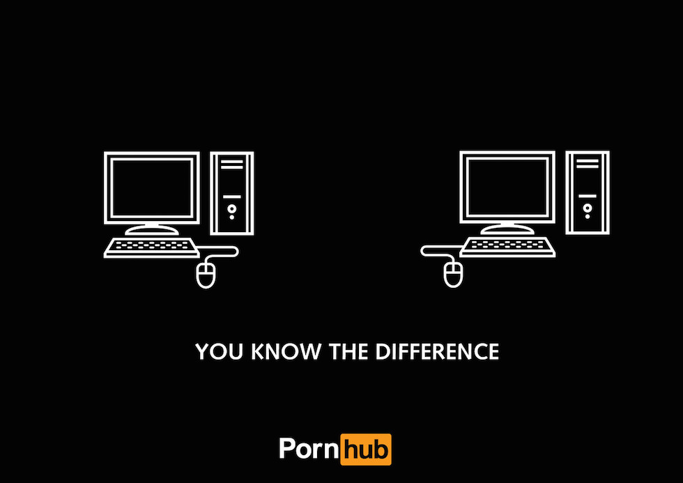 Pubblicità del porno senza... porno? La divertente trovata di Pornhub - Pornhub 01 - Gay.it