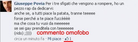 Povia ci ricasca: "Sei gay? POsso darvi io un po' di Eterox" - povia facebookF2 - Gay.it