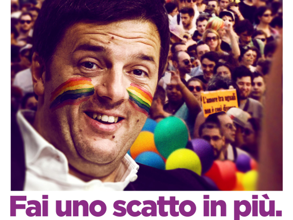 Il governo dice sì al matrimonio egualitario (all'Onu) - renzi onda pride - Gay.it