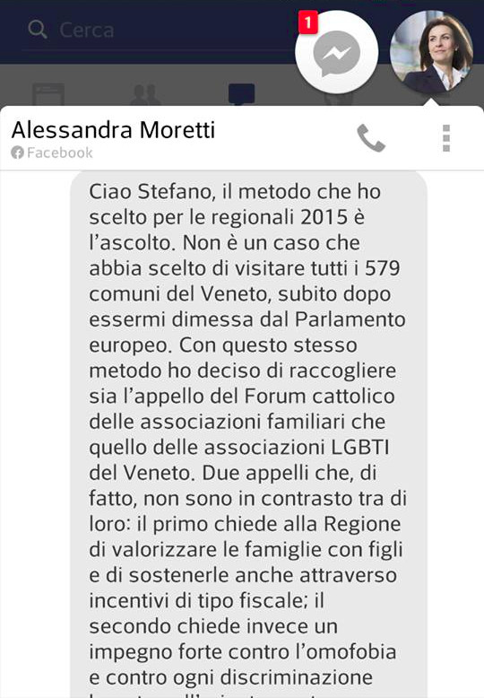 "Alessandra ha detto sì" - risposta moretti - Gay.it