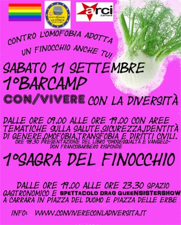 Dinieghi e occupazioni, ma la Sagra del Finocchio si farà - sagra finocchio carraraF1 - Gay.it