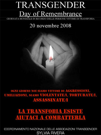 TDoR, giornata contro la transfobia: le iniziative in Italia - tdor2008F1 - Gay.it