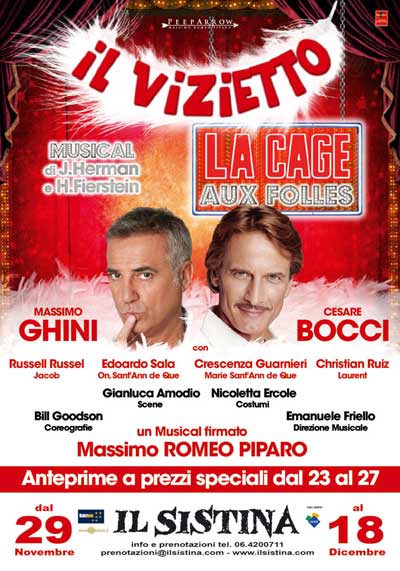 Al Sistina il musical del "Vizietto" - viziettoF3 - Gay.it