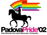 Palmesano (AN) solidale col Gay Pride - LOGO PadovaPride2002 finale - Gay.it