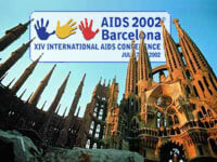 Barcellona: zittito ministro alla salute USA - aids2002 barcellona 1 - Gay.it