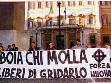 Anche Forza Nuova a Genova. “Siamo tutti eterosessuali”