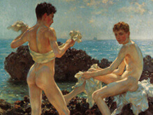 Quei delicati efebi nudi di Henry Scott Tuke