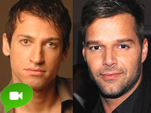 Spuntano i primi baci gay di Ricky Martin