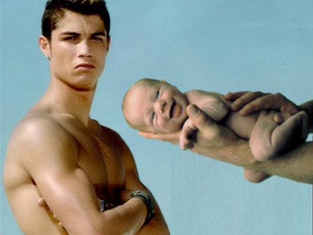 Cristiano Ronaldo, sexy papà single