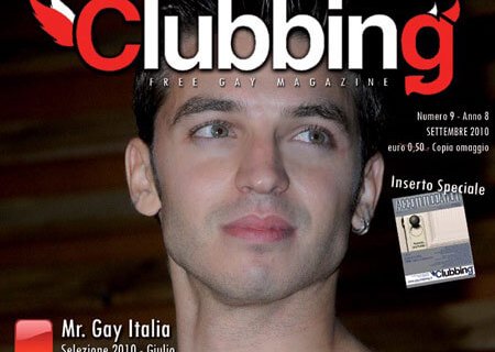 E' Giulio Spatola, Mister Gay 2010, il coverboy di Clubbing - clubbing sett10BASE - Gay.it