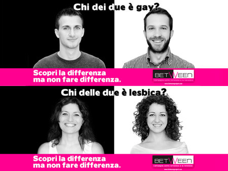 Bari, campagna anti omofobia invita: “trova la differenza”