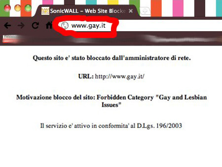 Siti gay vietati agli studenti di Roma 2