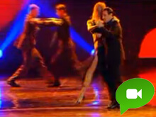 Il sexy tango dei ballerini di Sanremo