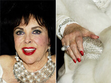 I proventi dei gioielli di Liz Taylor all’asta contro l’Aids