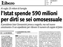 Confusione su coppie gay e censimento sulla stampa italiana - liberocensimento - Gay.it