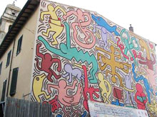 Completato il restauro dell’ultima opera di Haring in Italia